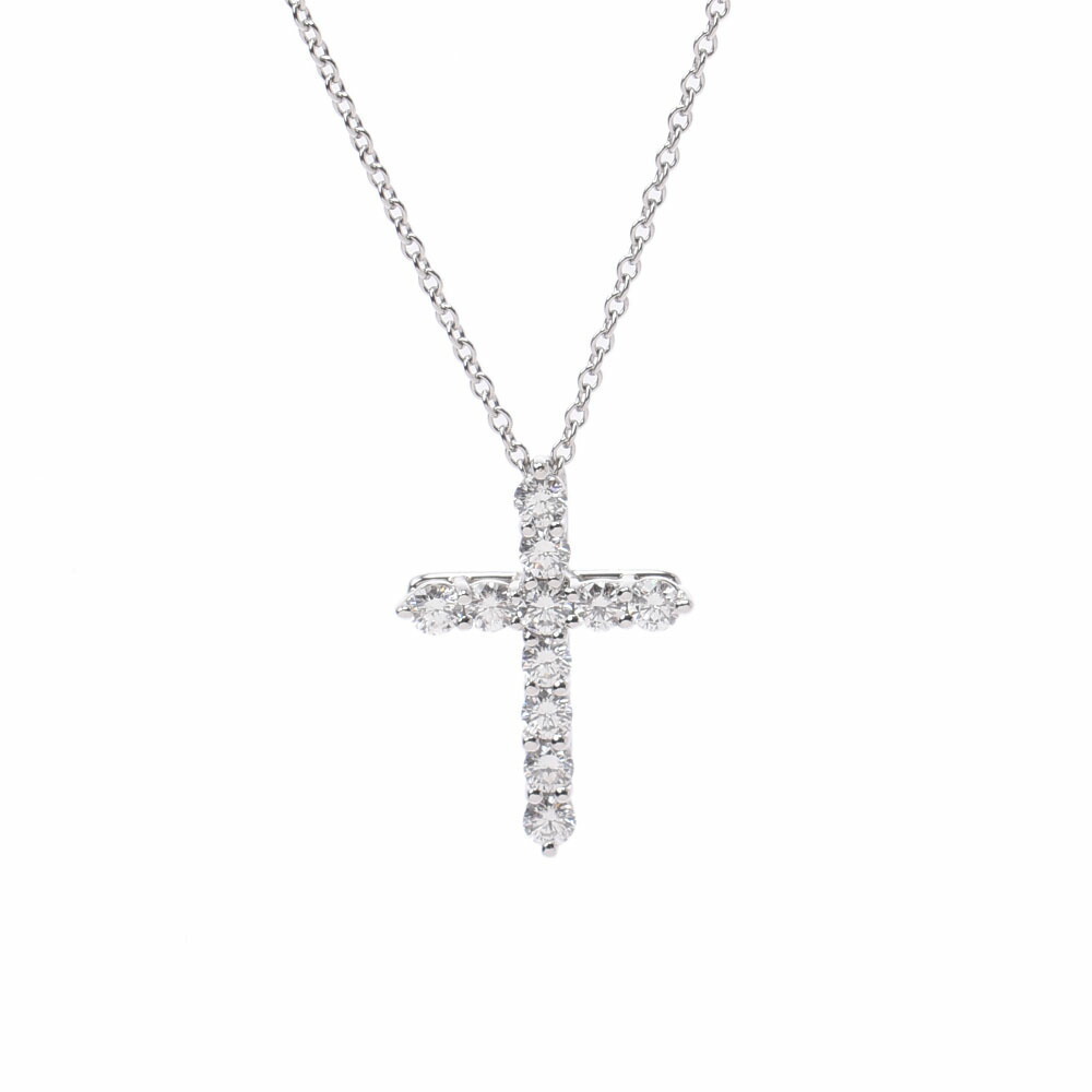 TIFFANY Cross Diamond Necklace